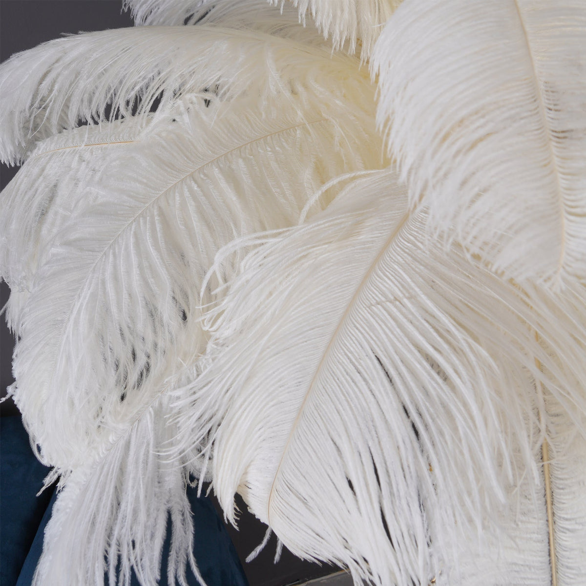 Selis Feather messing vloerlamp