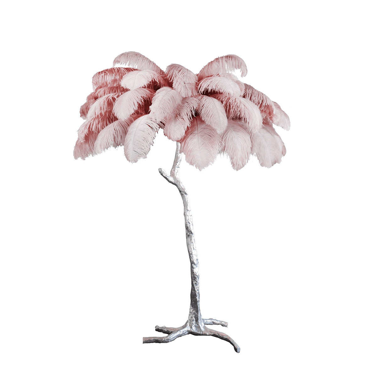 Selis Feather messing vloerlamp
