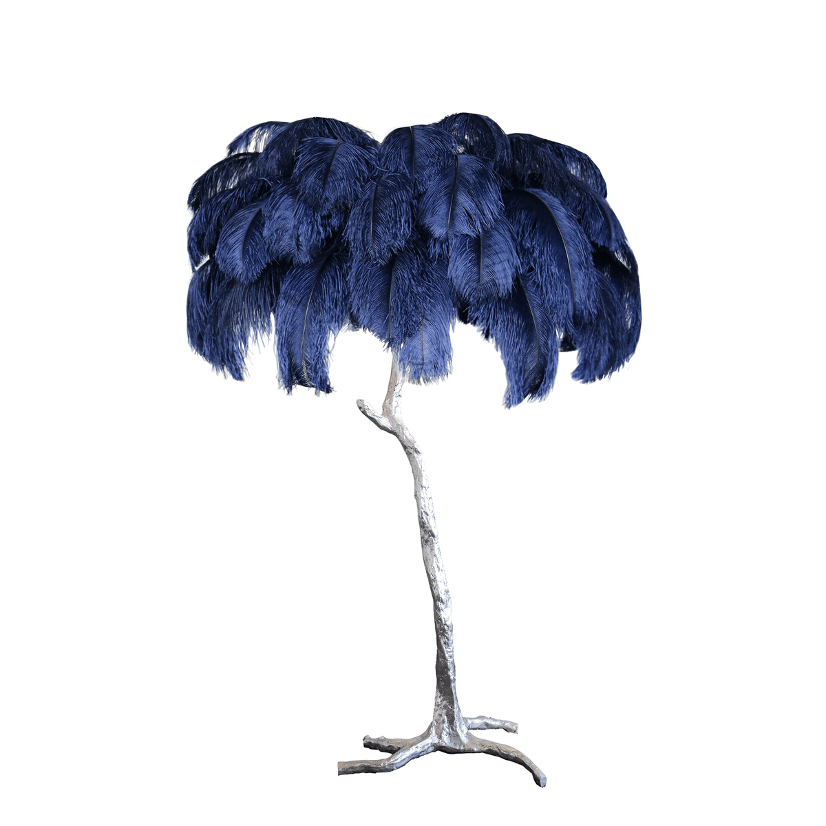 Selis Feather messing vloerlamp