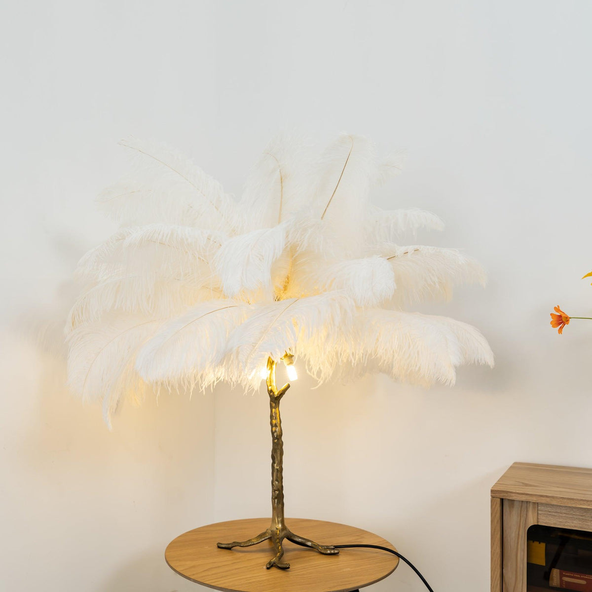 Ostrich tafellamp