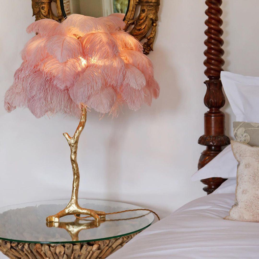 Ostrich tafellamp