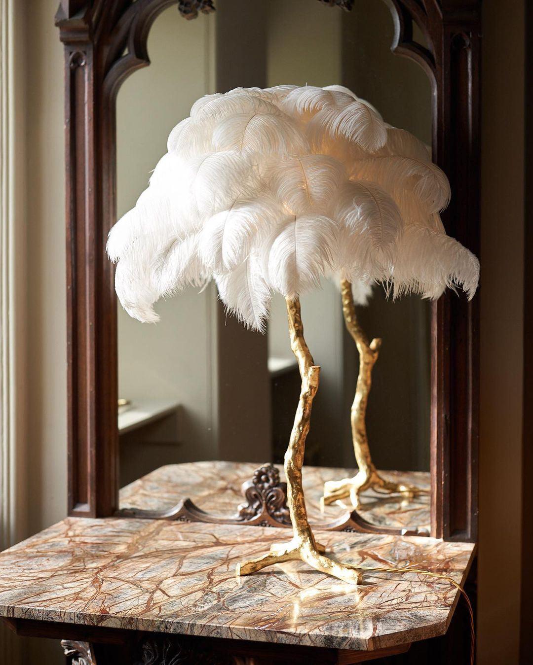 Ostrich tafellamp
