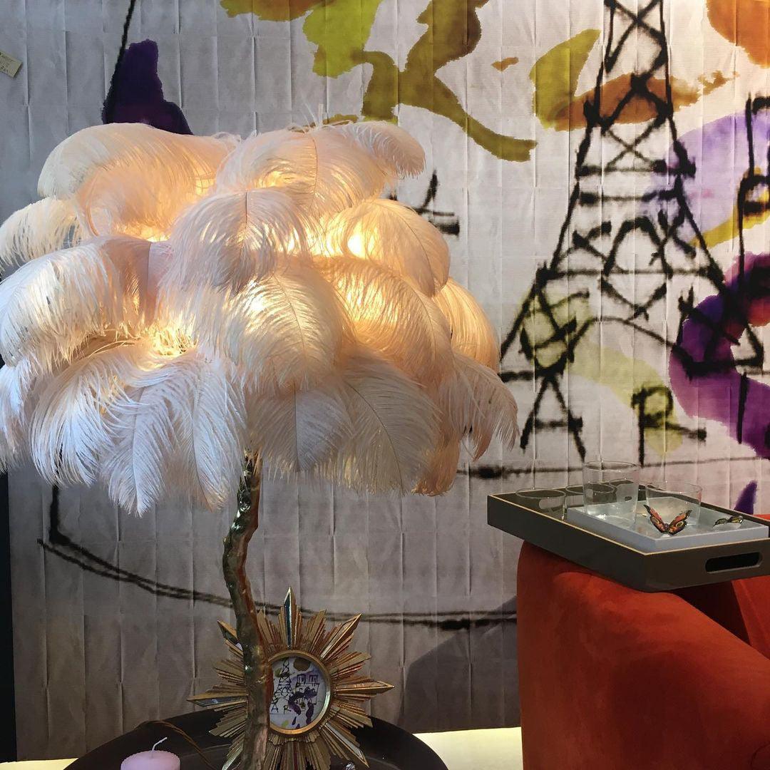 Ostrich tafellamp