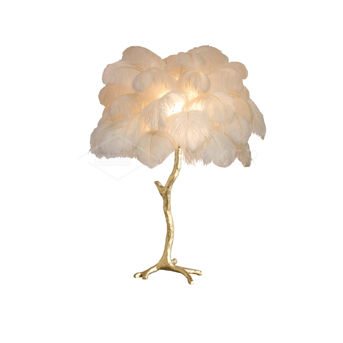 Ostrich tafellamp