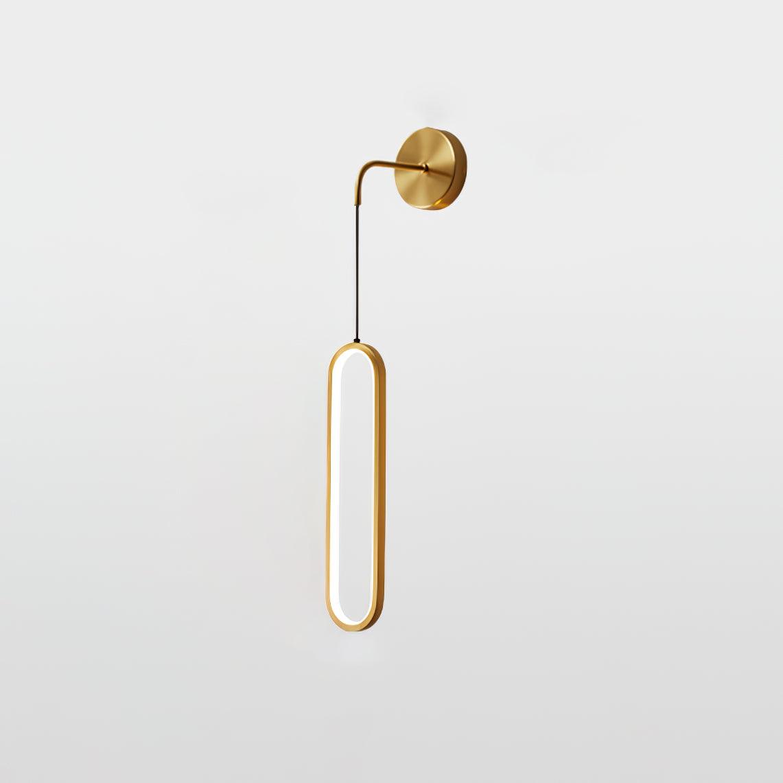 Solisenne Aven LED messing wandlamp