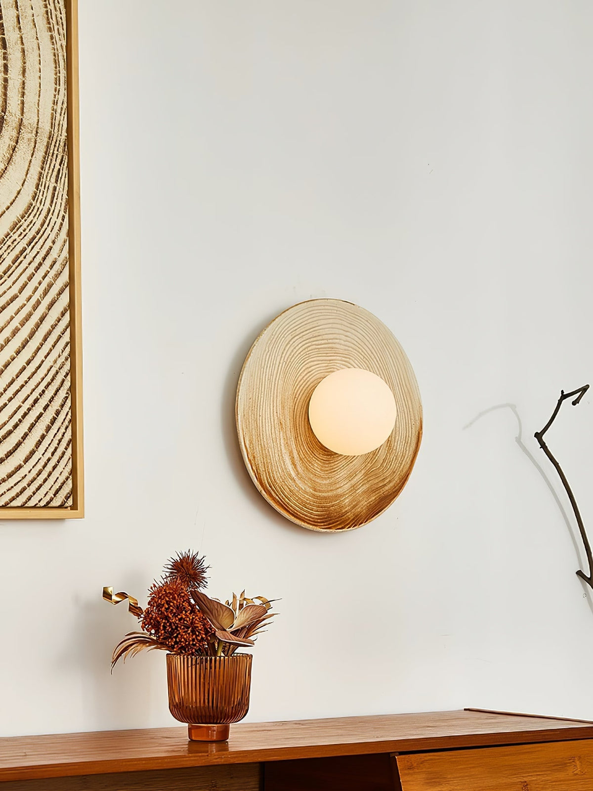 Cerarielle wandlamp Noordse Kunst Keramische wandlamp