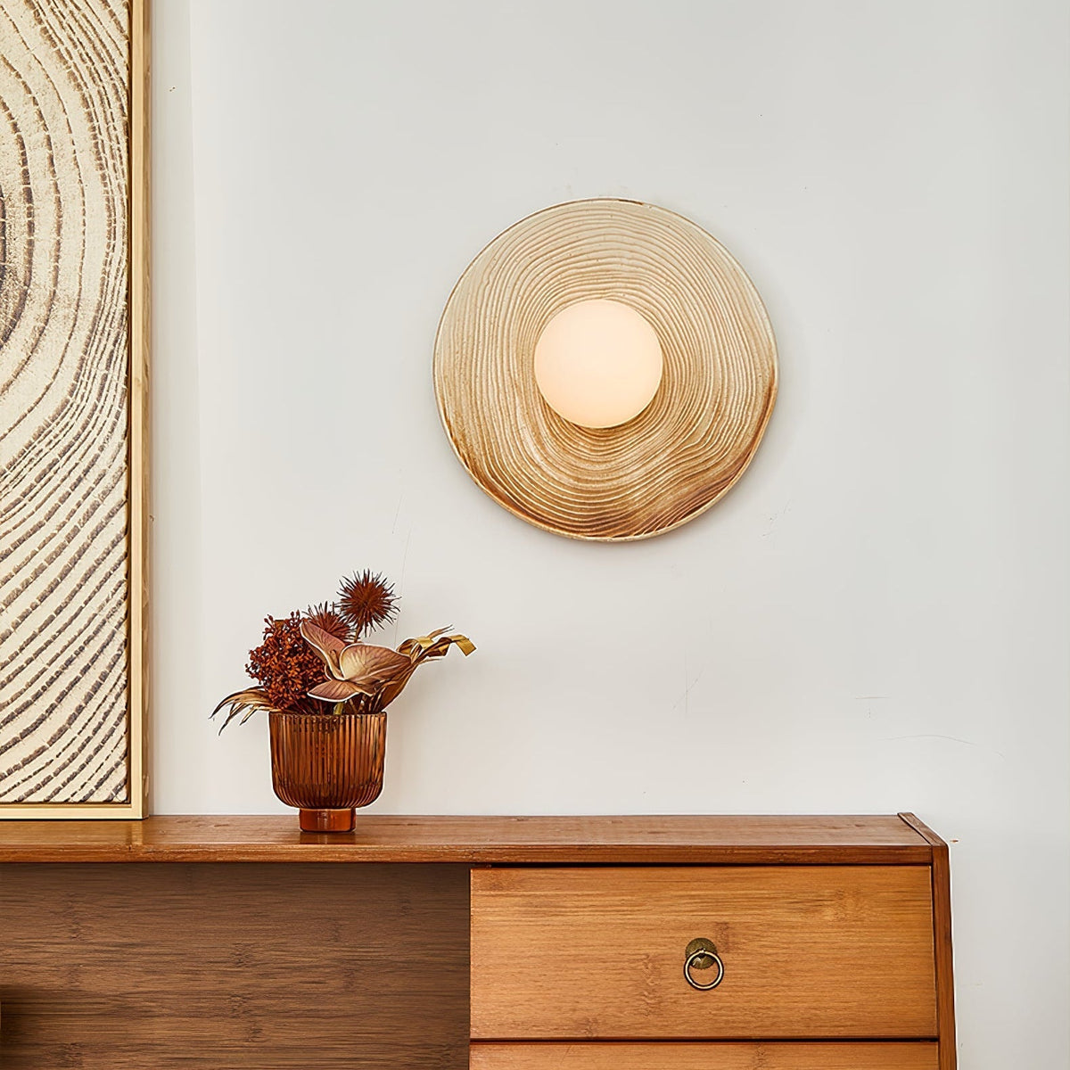 Cerarielle wandlamp Noordse Kunst Keramische wandlamp