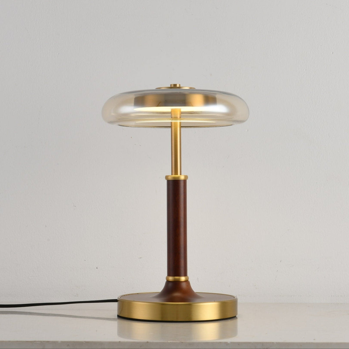 Layla Vintage glas tafellamp