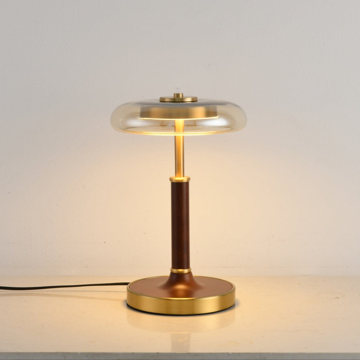 Layla Vintage glas tafellamp