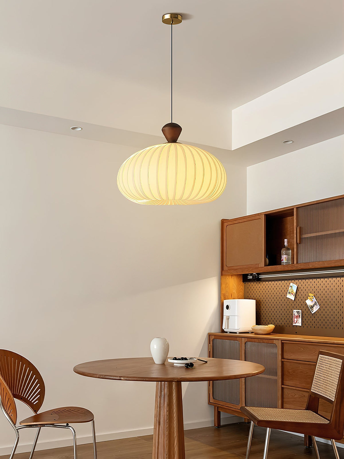 Evaryn geplooide hanglamp
