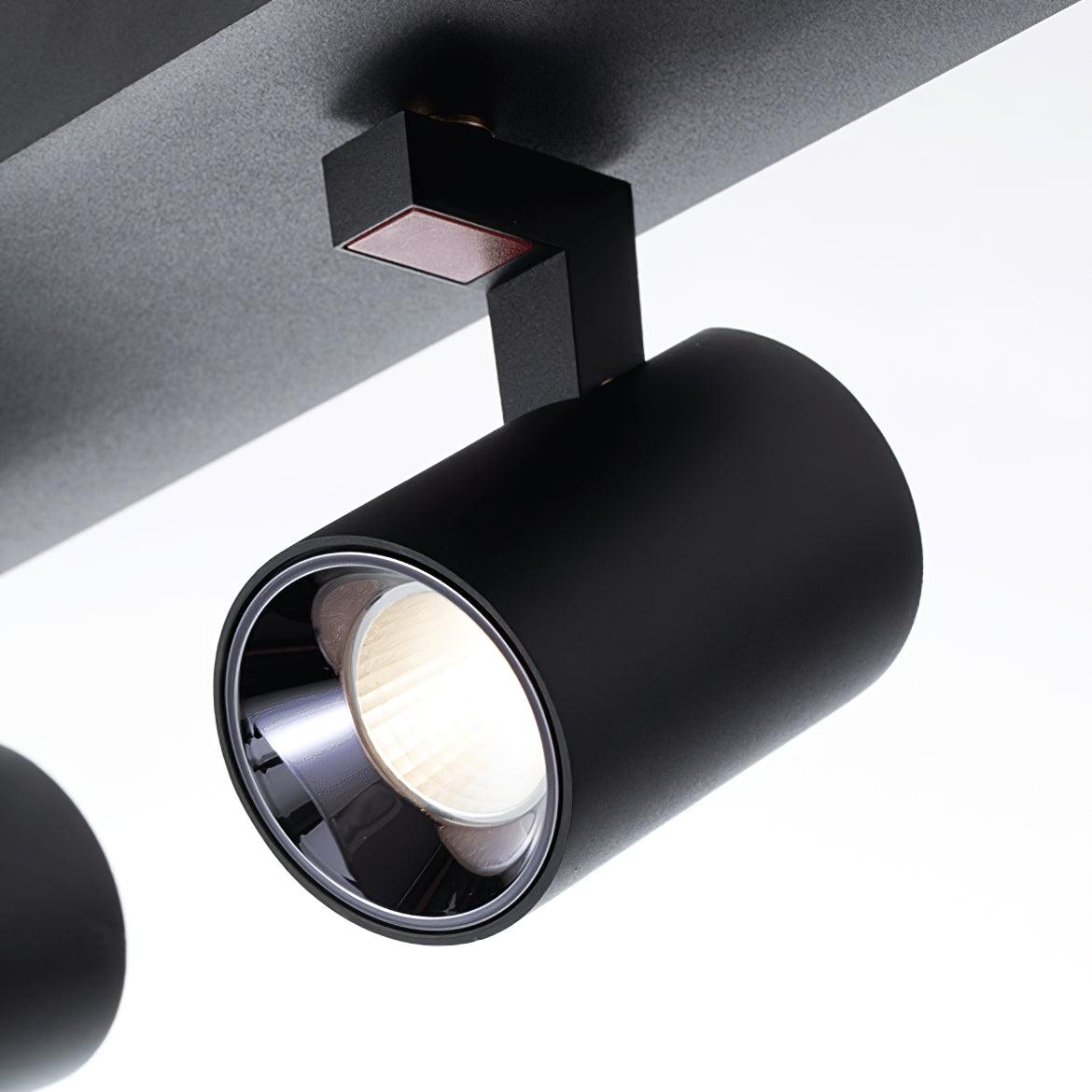 Falis POG-plafondlamp dubbel lineair met verstelbare spots