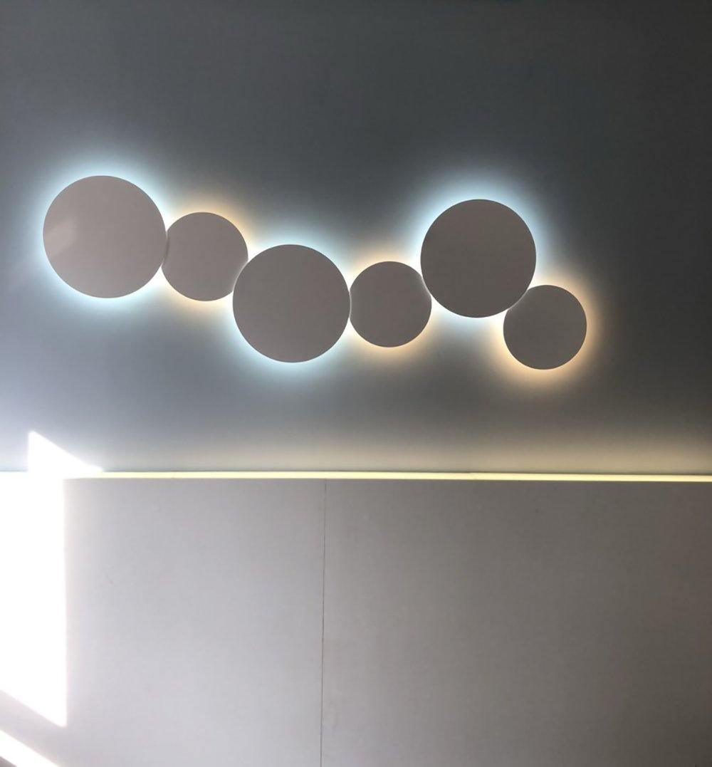 Arelis Geometrische wandlamp met Schijf