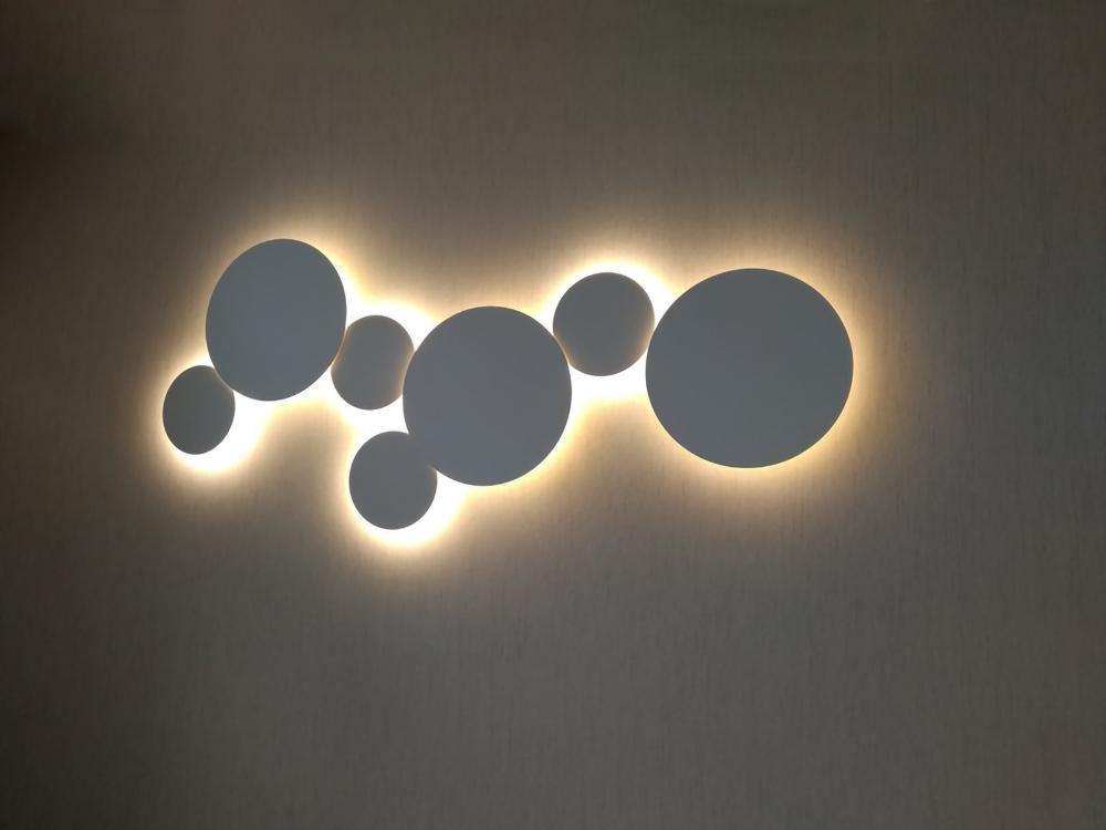 Arelis Geometrische wandlamp met Schijf