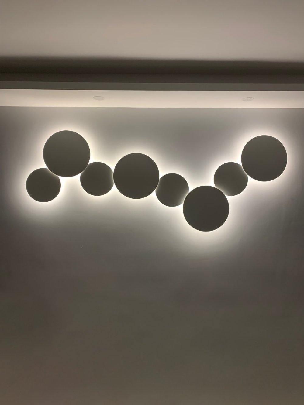 Arelis Geometrische wandlamp met Schijf