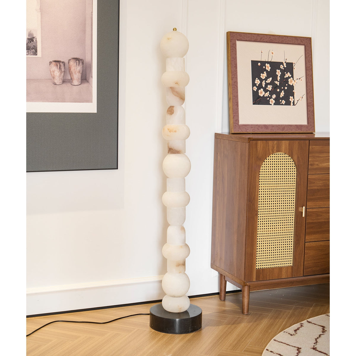 Nostix albasten vloerlamp