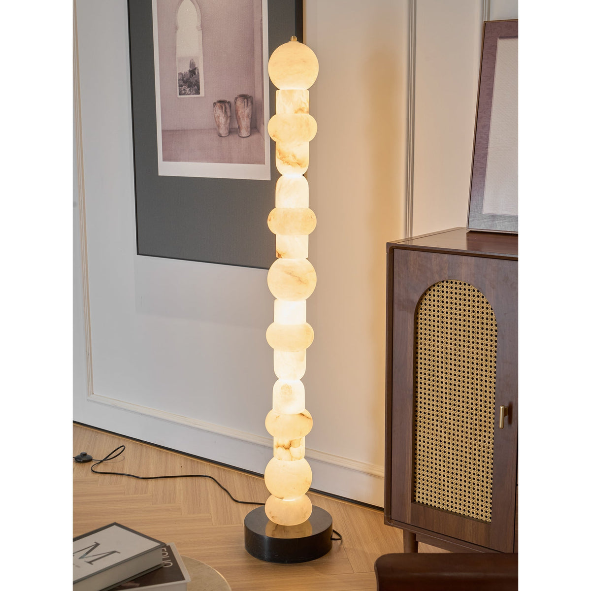 Nostix albasten vloerlamp