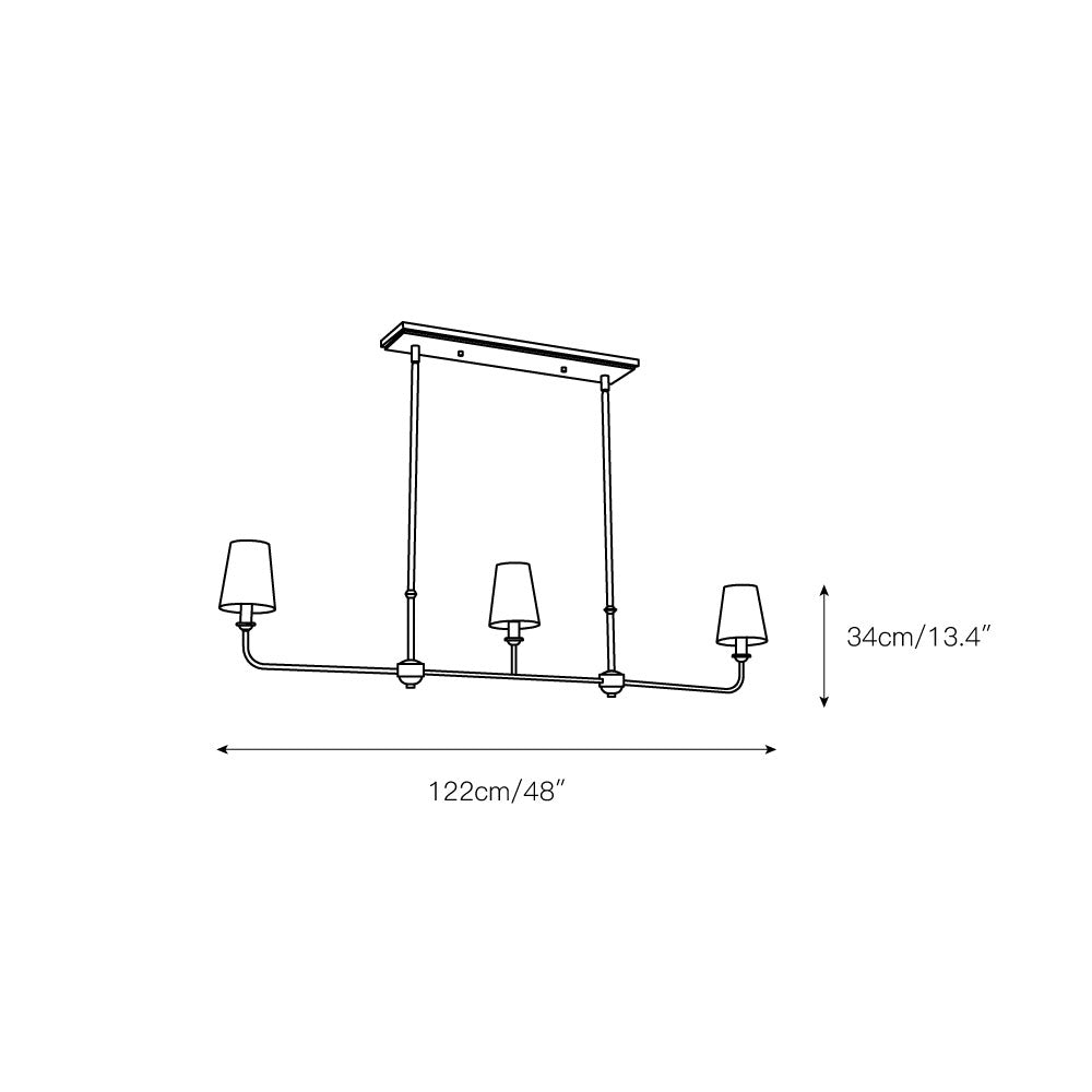 Calalira Linear Kroonluchter