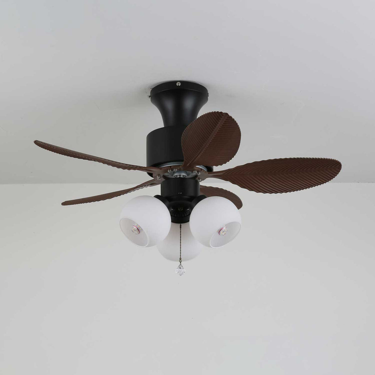 Althea Vintage Houten Plafondventilator met Verlichting