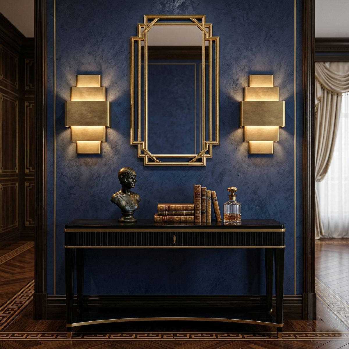 Casaella messing wandlamp