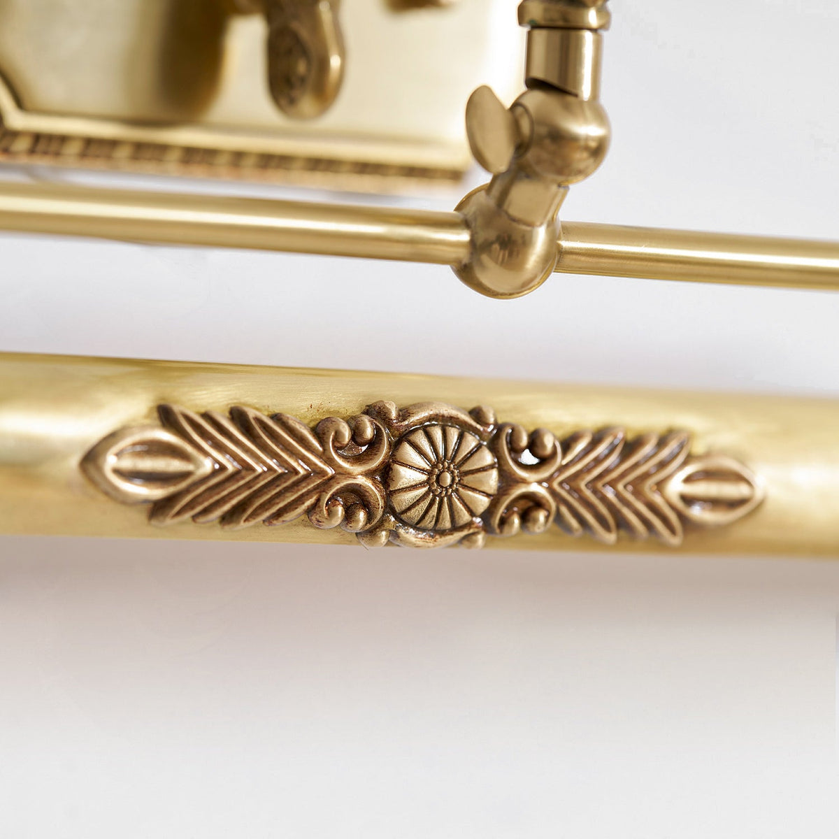 Florentin wandlamp Oudmessing Massief