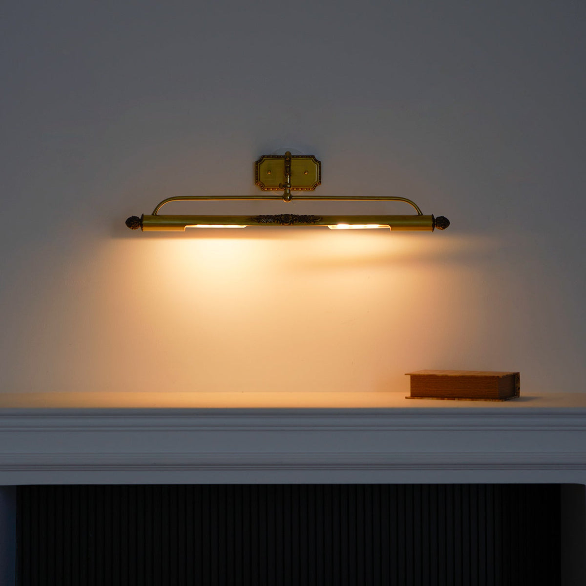Florentin wandlamp Oudmessing Massief