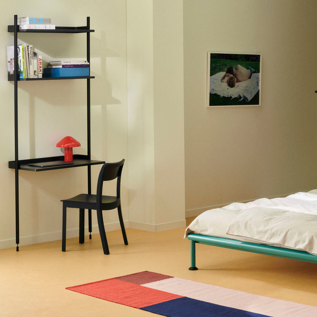 Glorange draagbare tafellamp