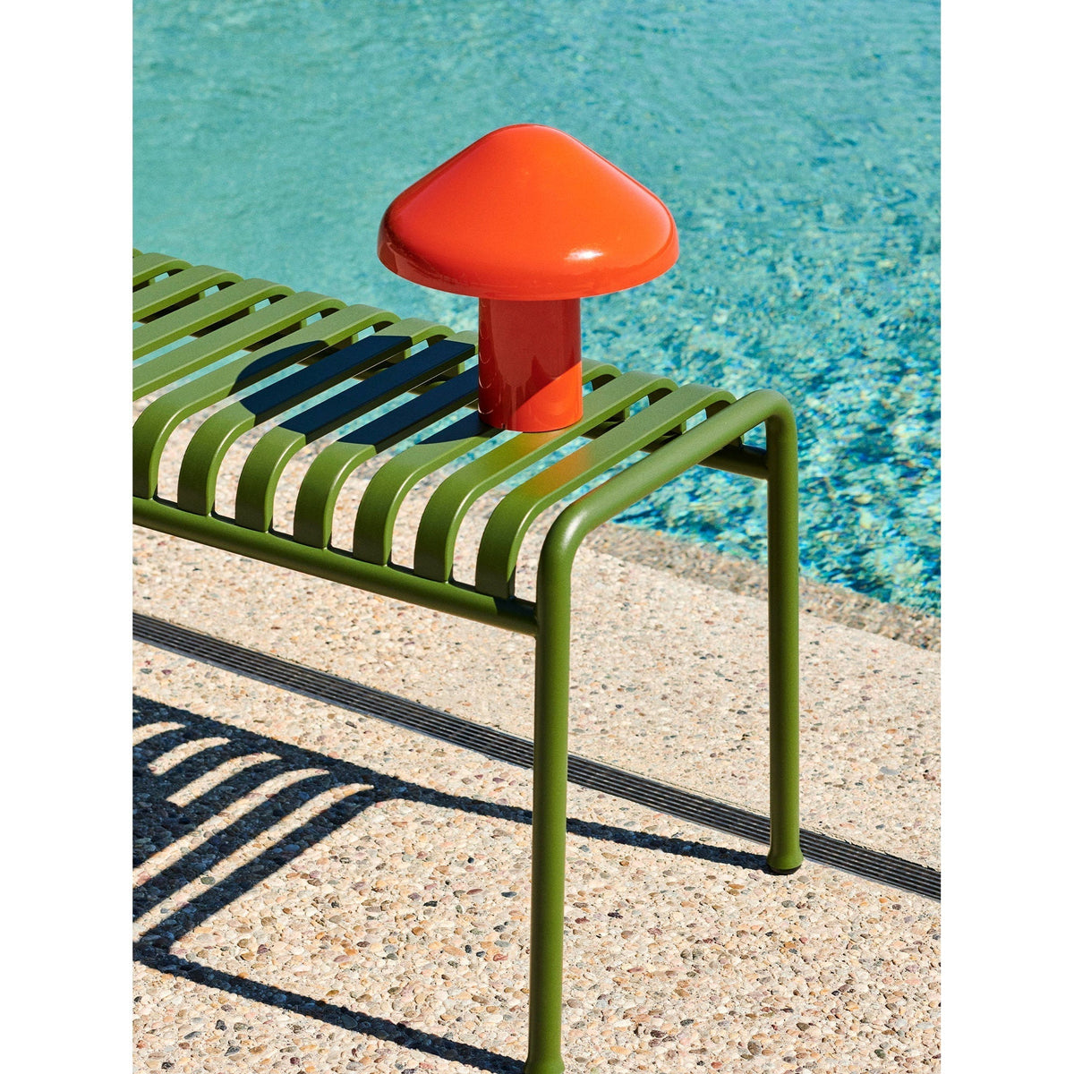 Glorange draagbare tafellamp