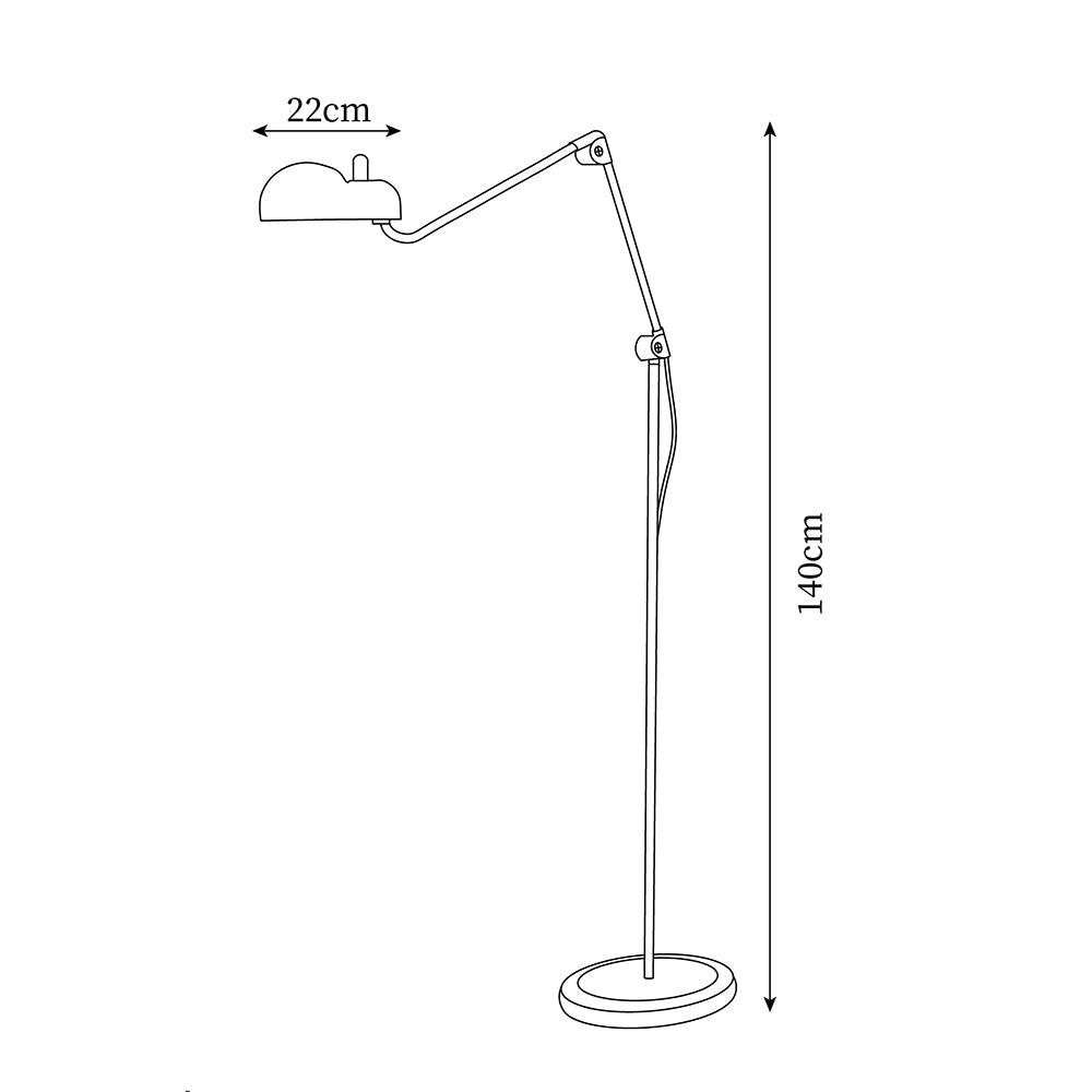 Rouge vloerlamp