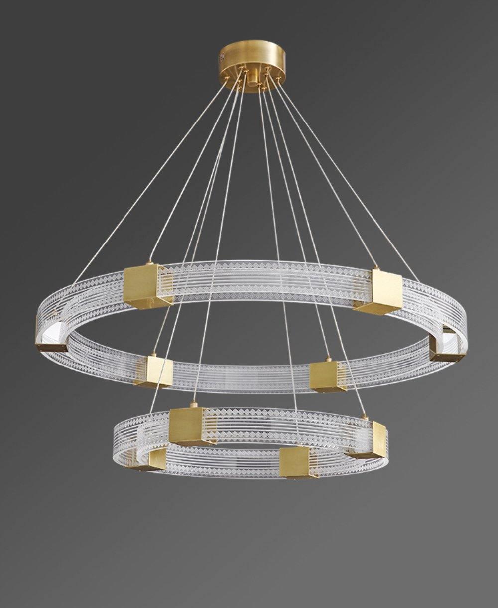 Eurdora moderne minimalistische kroonluchter met LED