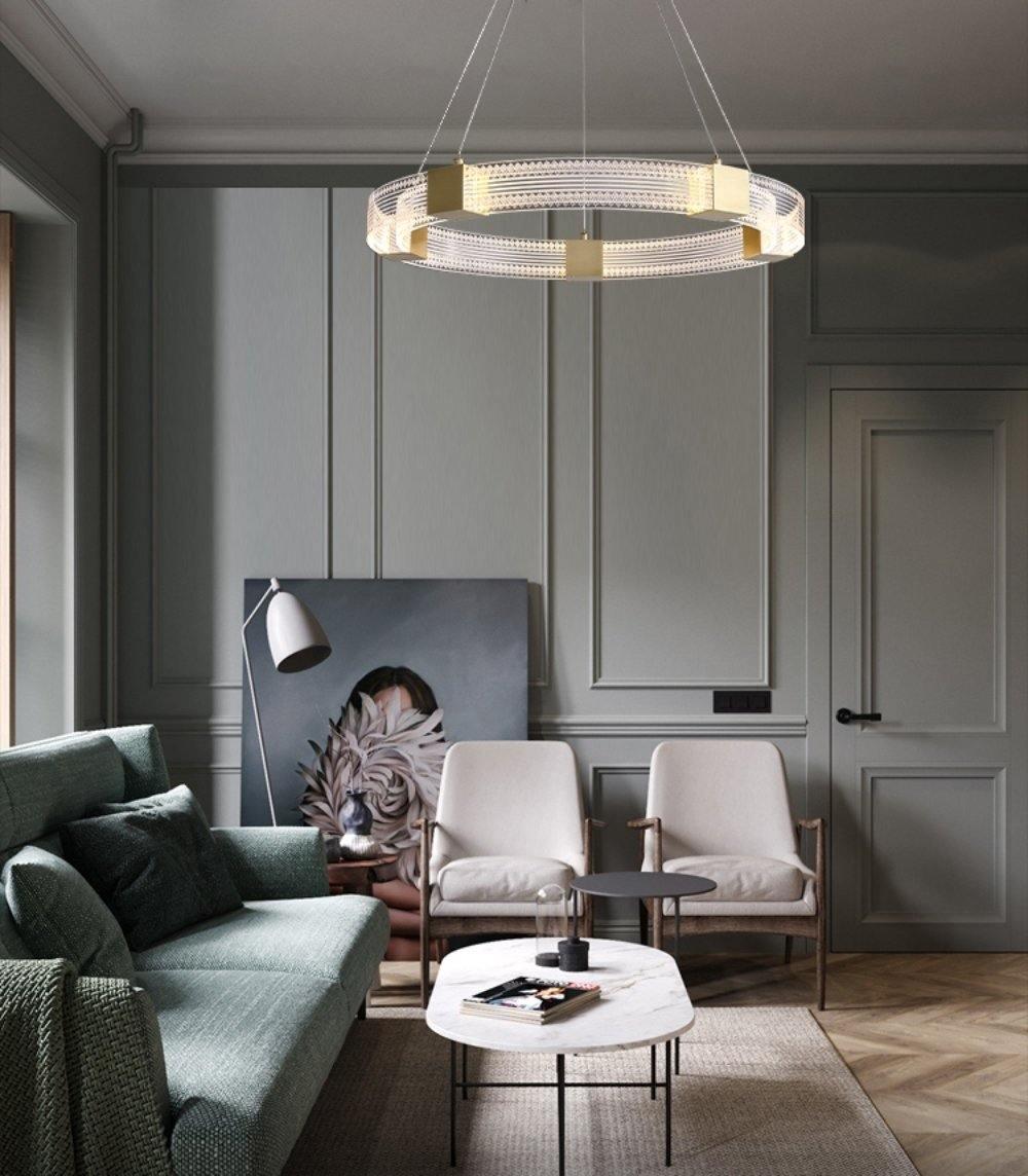 Eurdora moderne minimalistische kroonluchter met LED