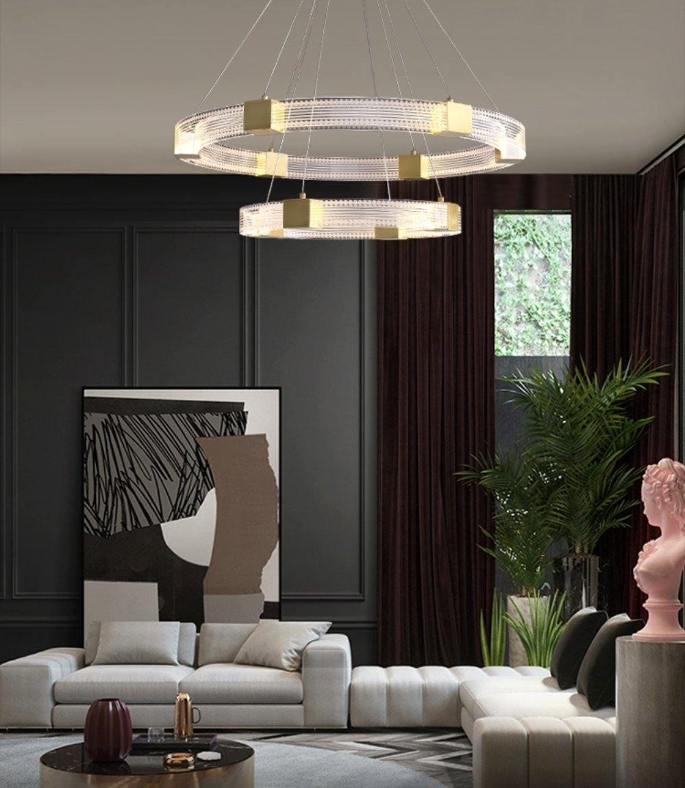 Eurdora moderne minimalistische kroonluchter met LED