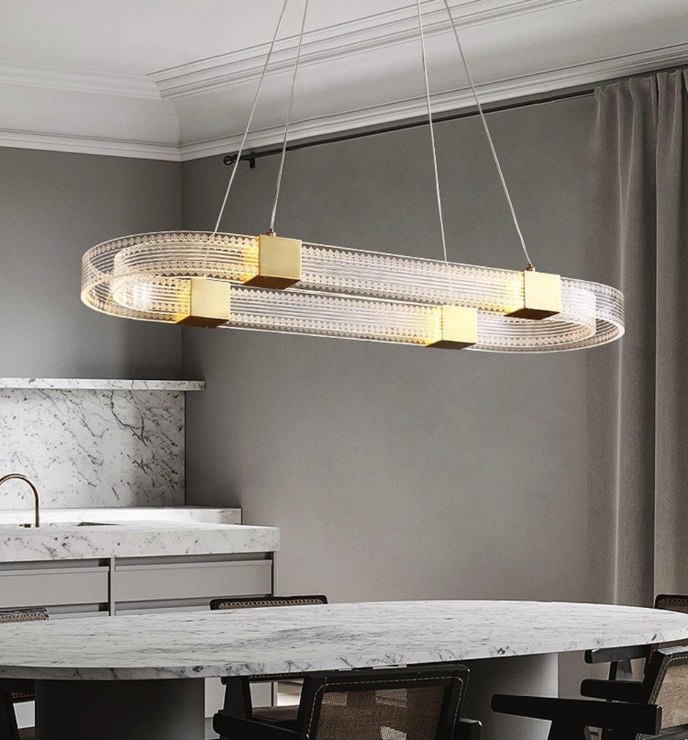 Eurdora moderne minimalistische kroonluchter met LED