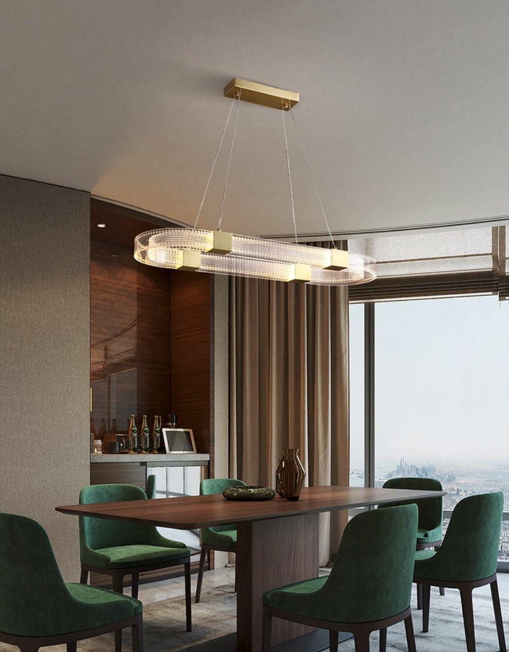 Eurdora moderne minimalistische kroonluchter met LED