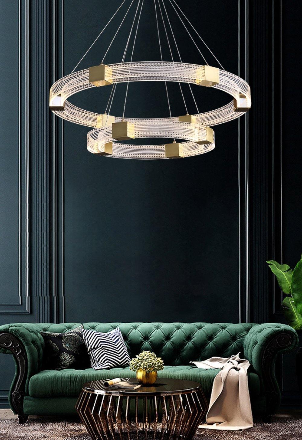 Eurdora moderne minimalistische kroonluchter met LED