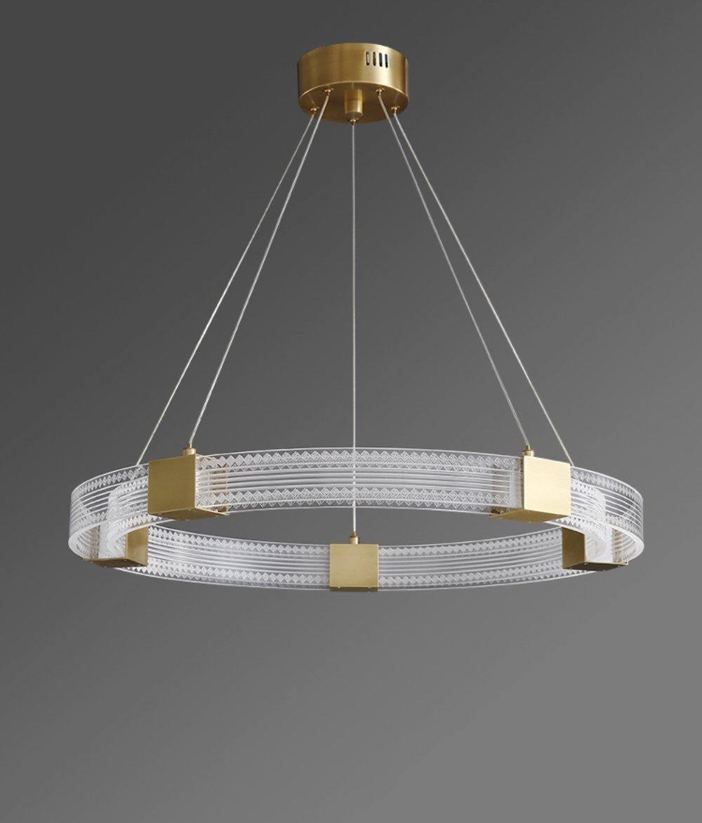 Eurdora moderne minimalistische kroonluchter met LED