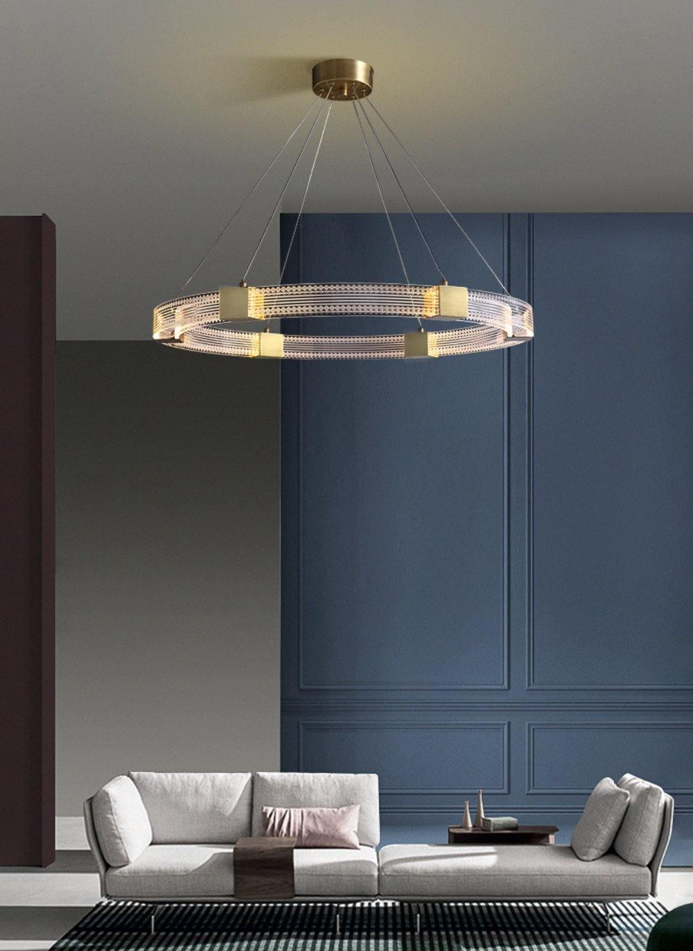 Eurdora moderne minimalistische kroonluchter met LED