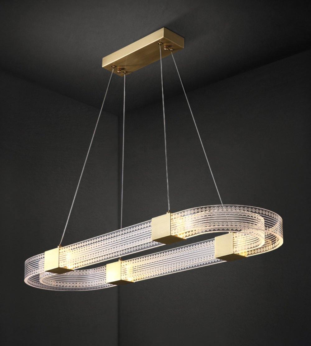 Eurdora moderne minimalistische kroonluchter met LED