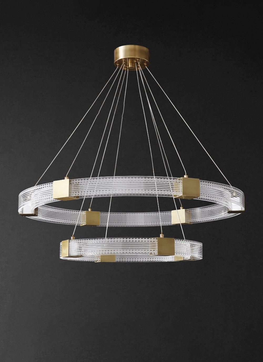 Eurdora moderne minimalistische kroonluchter met LED