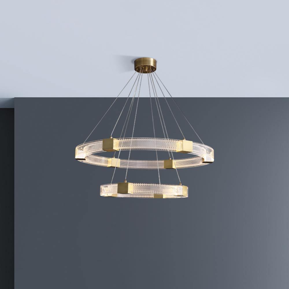 Eurdora moderne minimalistische kroonluchter met LED