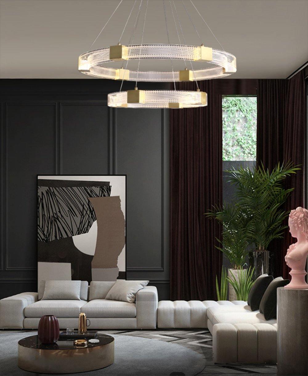 Eurdora moderne minimalistische kroonluchter met LED