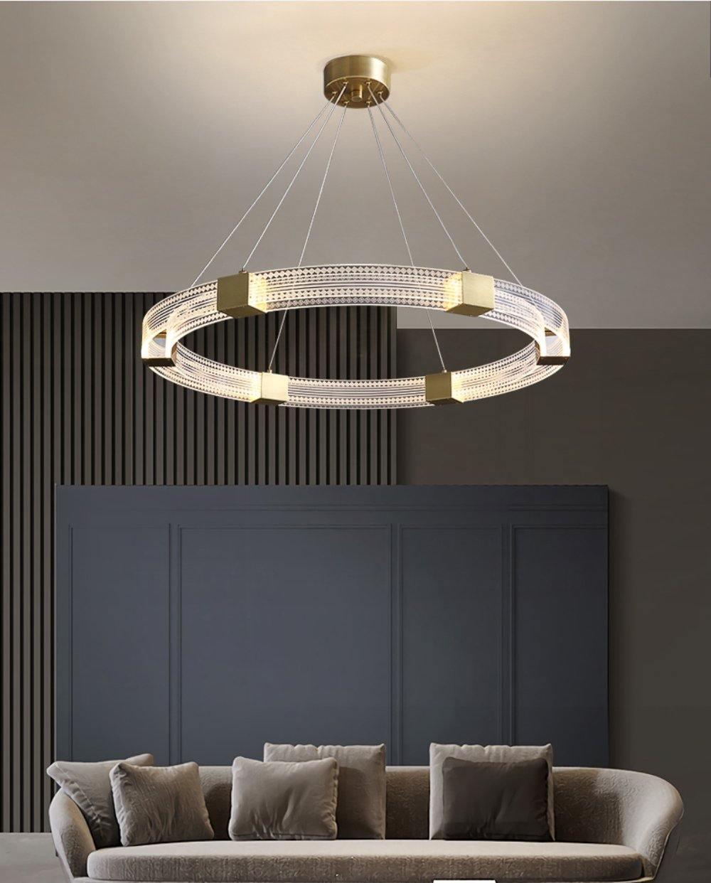 Eurdora moderne minimalistische kroonluchter met LED