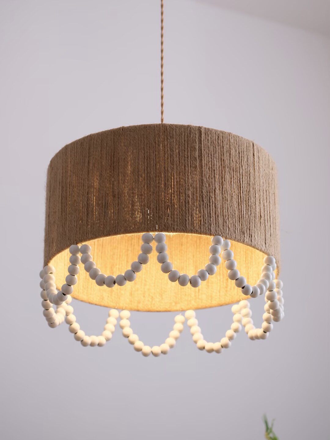 Osberhurst Hanglamp van henneptouw