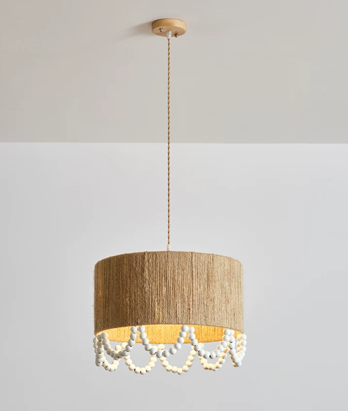 Osberhurst Hanglamp van henneptouw