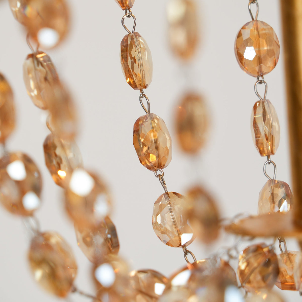 Luxinine Vintage Vloermarkt Kroonluchter met Kristal