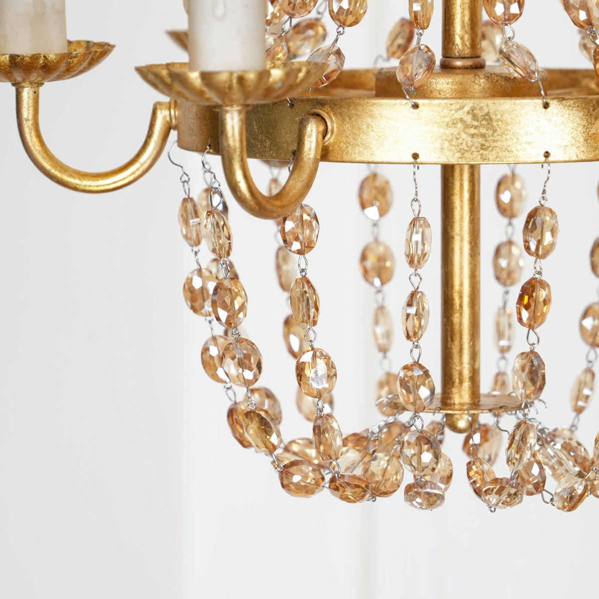 Luxinine Vintage Vloermarkt Kroonluchter met Kristal