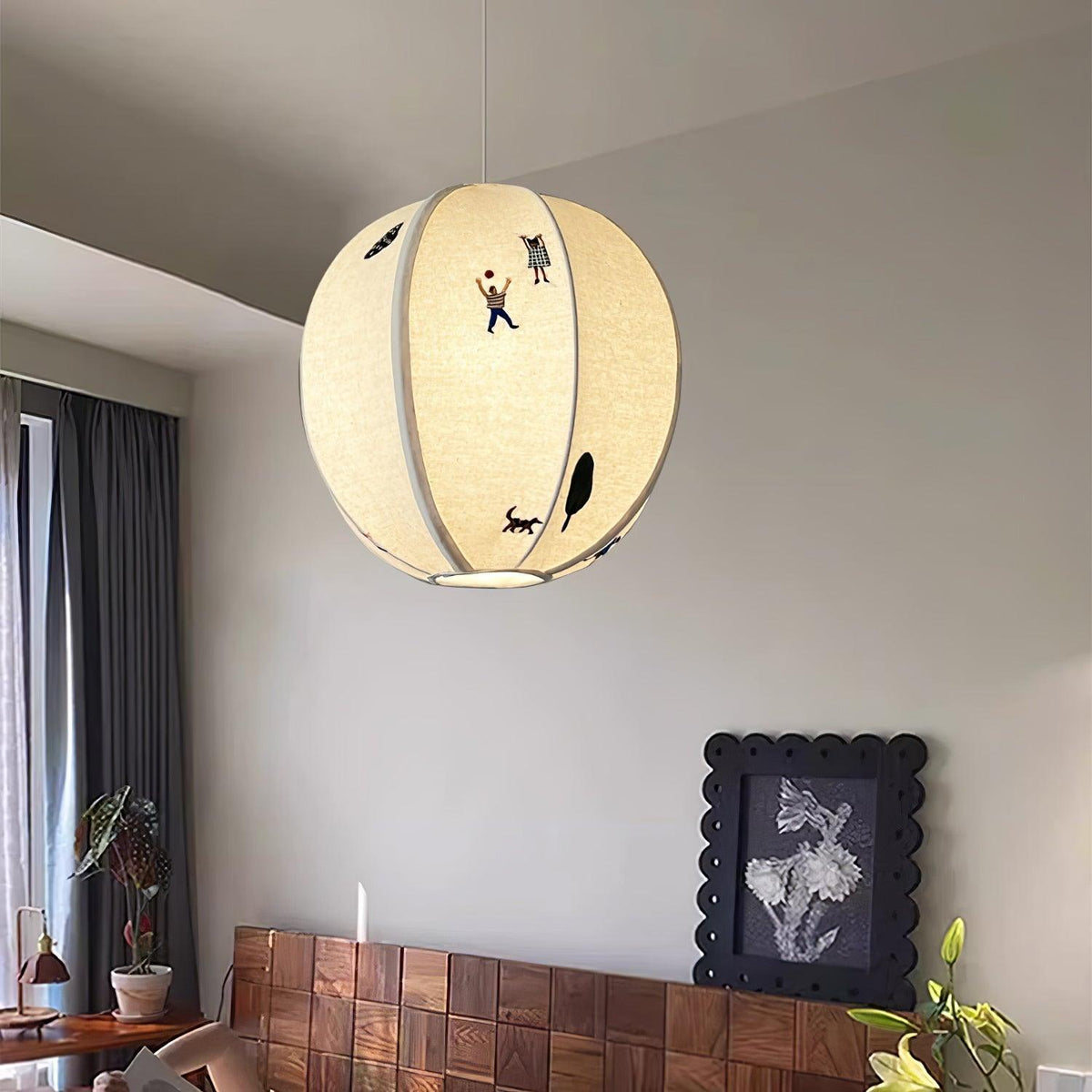 Avin hanglamp van stof