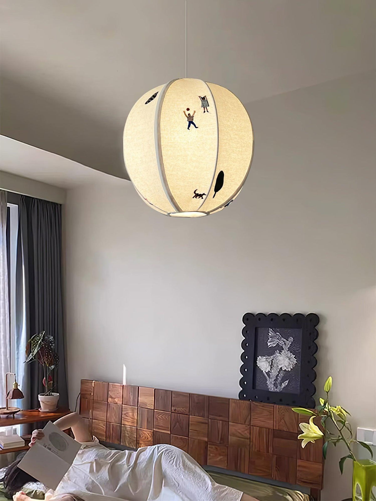 Avin hanglamp van stof