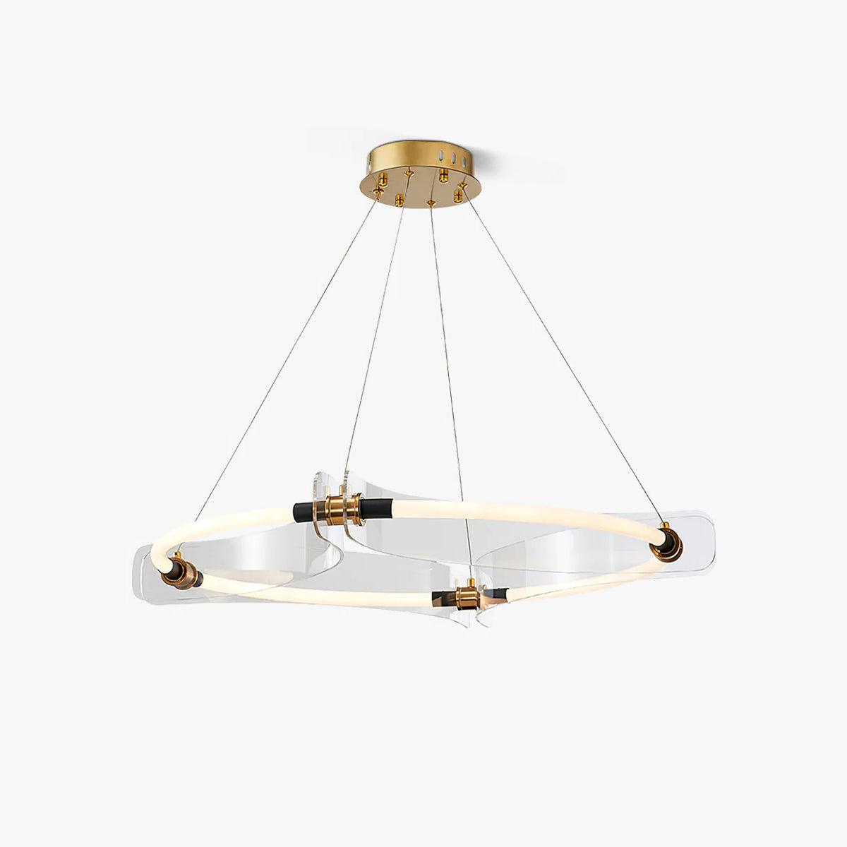 Casanine Kroonluchter Acryl Goud Eetkamer
