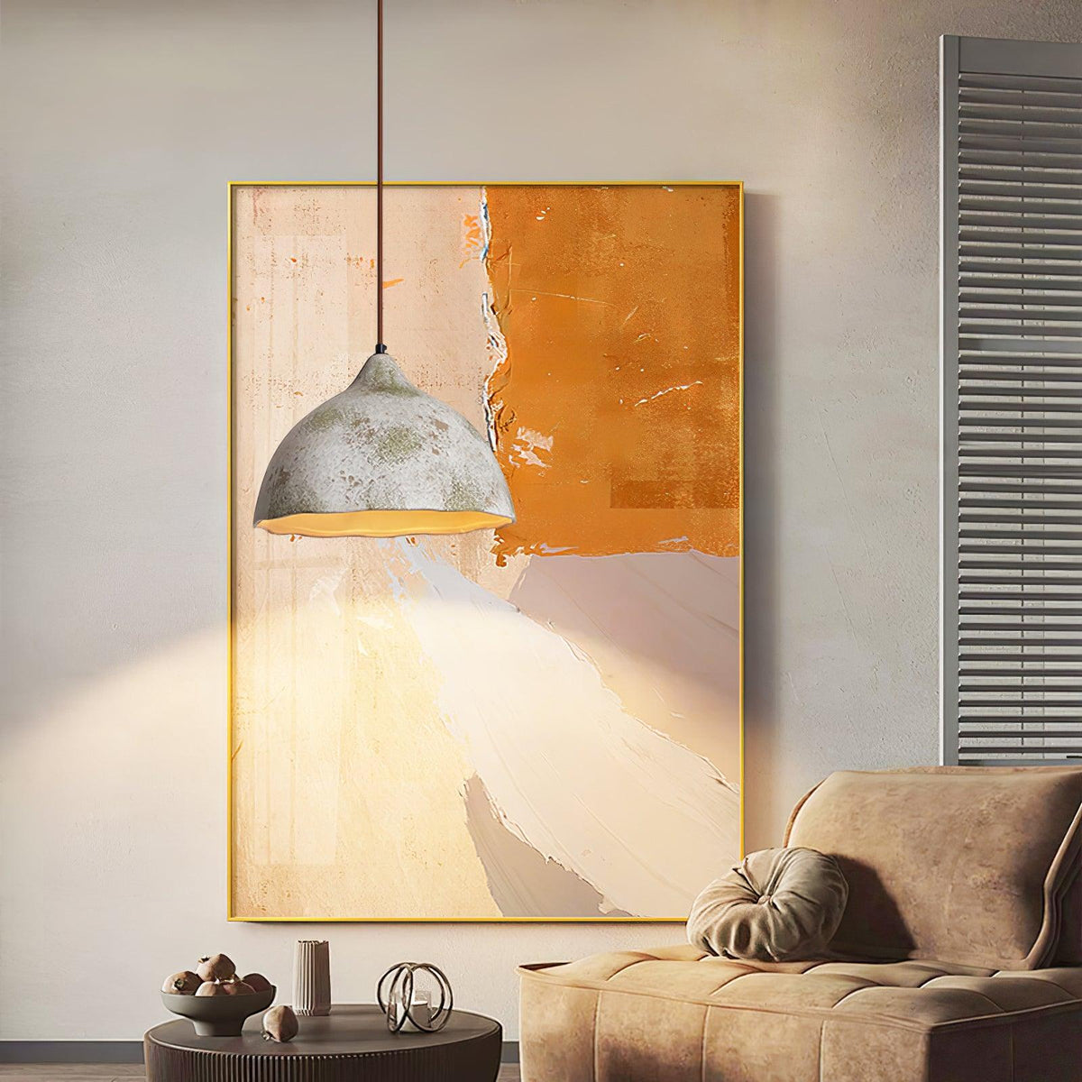 Moss Minimalistische hanglamp van hout