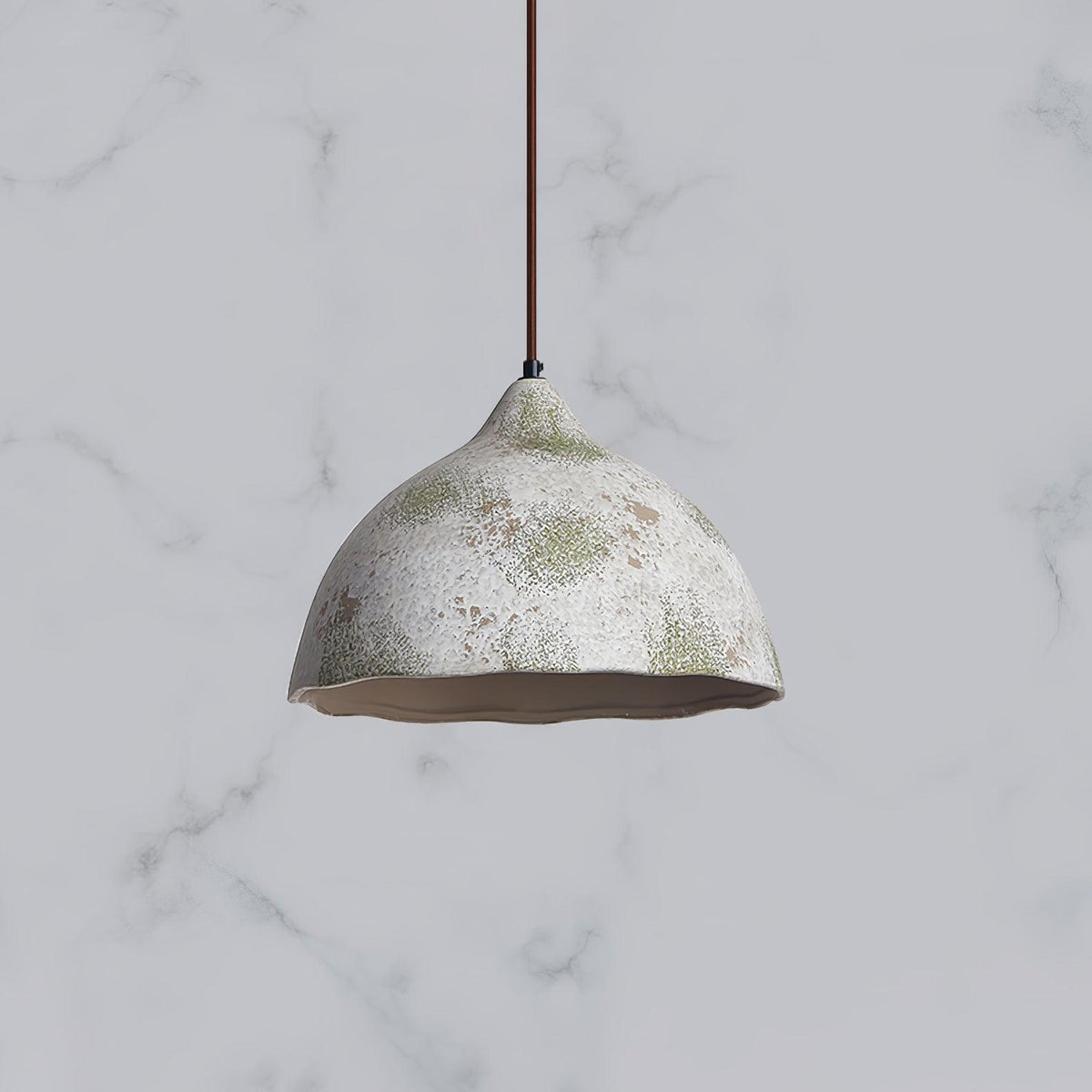 Moss Minimalistische hanglamp van hout